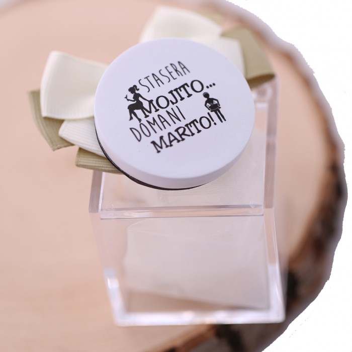 Tra moglie e Mojito Bomboniere Personalizzate Sposa addio al nubilato