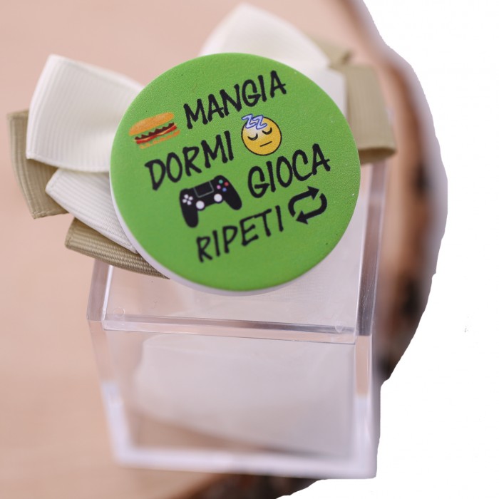 Bomboniere Gamer Mangia Dormi Gioca Personalizzati Originali