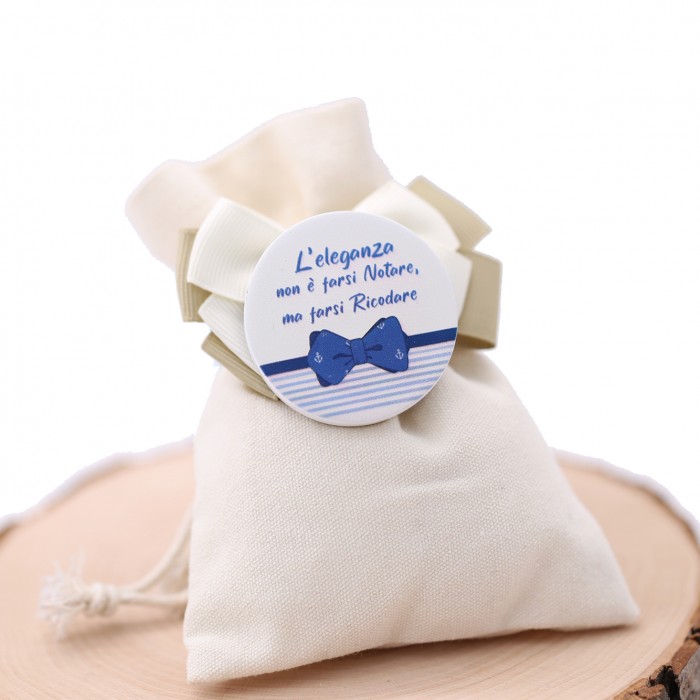 Papillon Blu Bomboniere Personalizzate Eleganti Accessori Compleanno