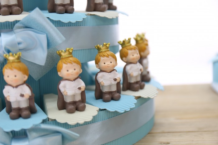 Bomboniere Piccolo Principe per Battesimo Bimbo Statuine su Torta Portaconfetti