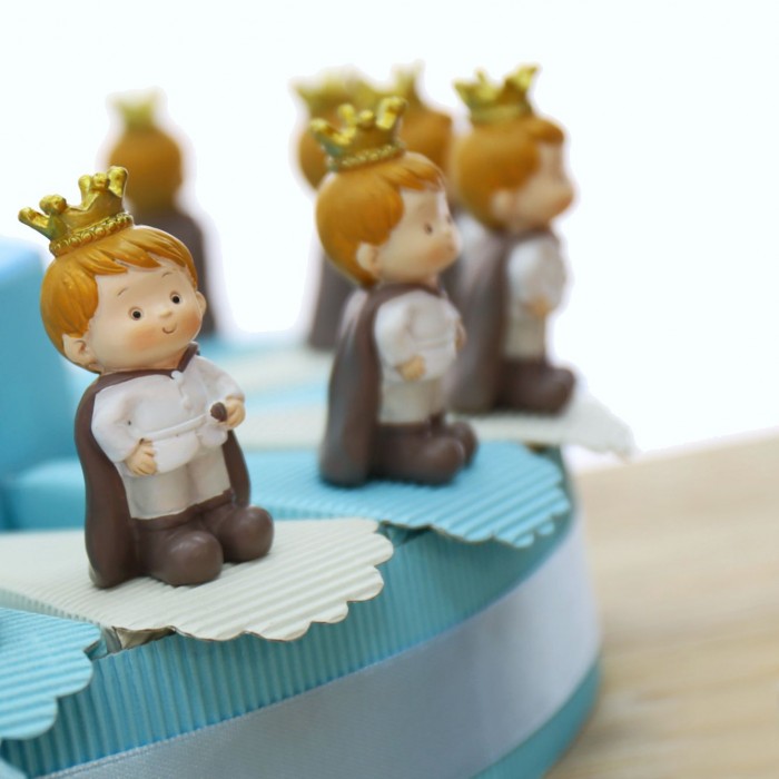 Bomboniere Piccolo Principe per Battesimo Bimbo Statuine su Torta Portaconfetti