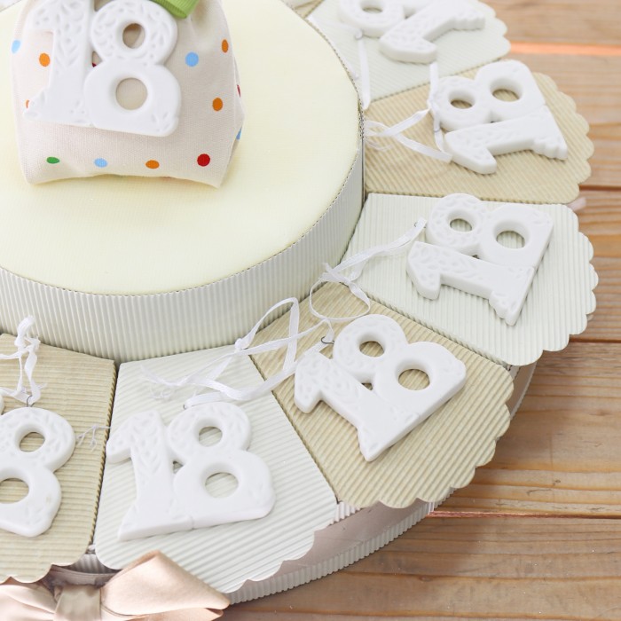 Torta Bomboniere Online Diciottesimo Compleanno Appendino Confettata