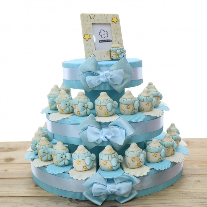 Torte Bomboniere Statuina Biberon NinnaNanna Bimbo