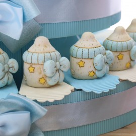 Torte Bomboniere Statuina Biberon NinnaNanna Bimbo