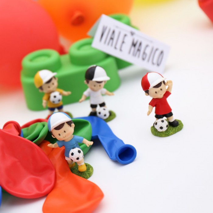 Calciatori Statuine Fai da Te squadra colorata
