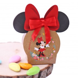 Minnie Orecchie e Astuccio flowers party con Confetti