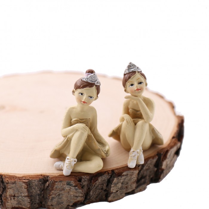 Ballerina Ivory Statuina Fai da Te Colori neutri