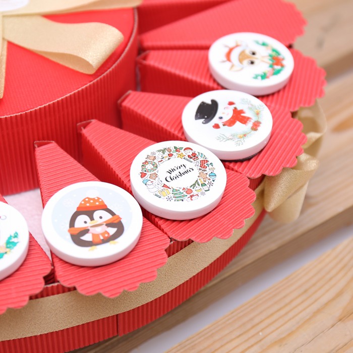 Bomboniere in Torta Magneti Segnaposto Natalizi