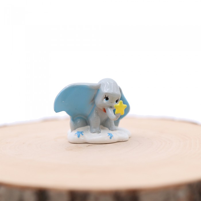 Bomboniera Disney Dumbo Nascita Bimbo Statuina in Scatola da Cerimoni