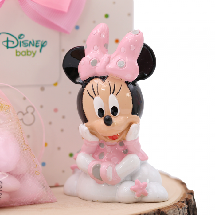 Bomboniera Disney Statuina Maxi Minnie Nascita Bimba e Primo Compleanno