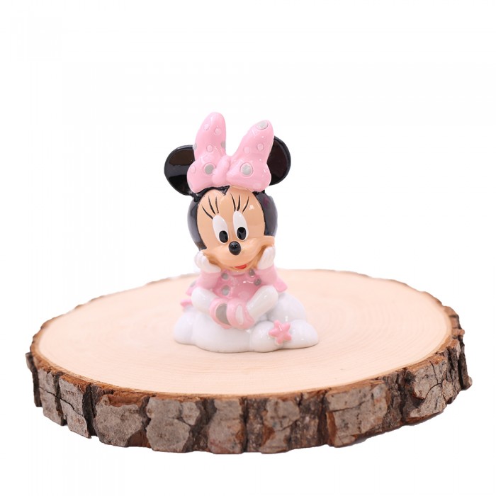 Bomboniera Disney Statuina Maxi Minnie Nascita Bimba e Primo Compleanno