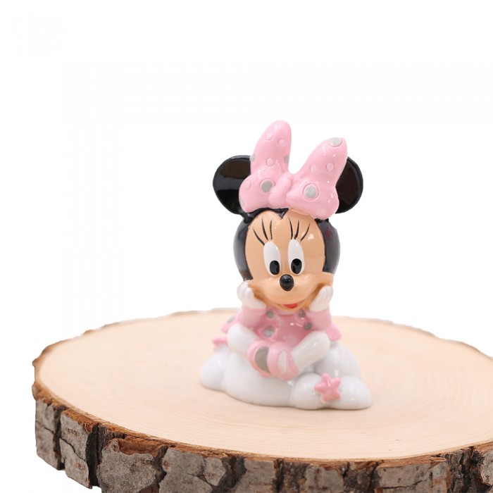 Bomboniera Disney Statuina Maxi Minnie Nascita Bimba e Primo Compleanno