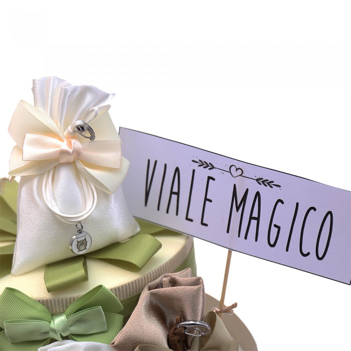 Bomboniere Compleanno Braccialetti “Tienimi Con Te” Torta da 25 SacchettI
