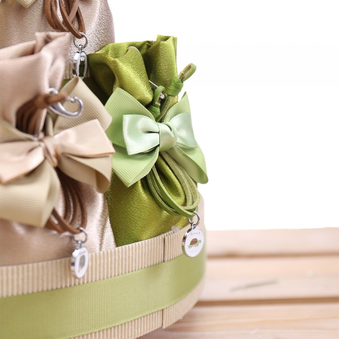 Bomboniere Compleanno Braccialetti “Tienimi Con Te” Torta da 25 SacchettI
