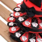 Bomboniere Compleanno su Torta Portachiavi Carte Poker D’Assi