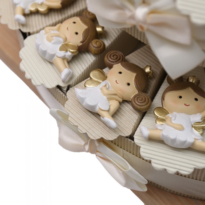 Magneti Ballerine Con Ali Bomboniera Su Torta Bomboniera