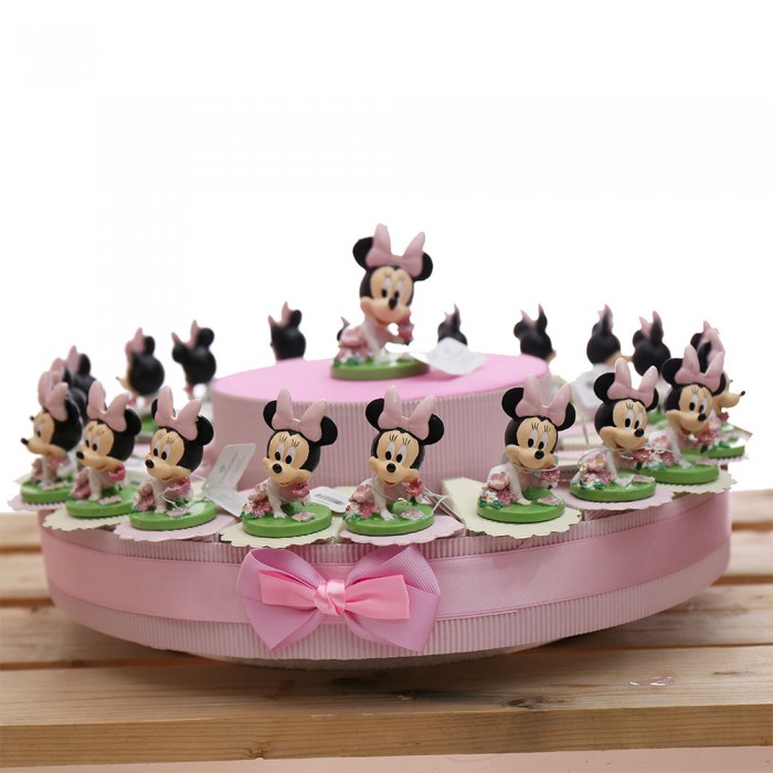 Torta Bomboniere Disney Statuina Minnie Bimba Flower