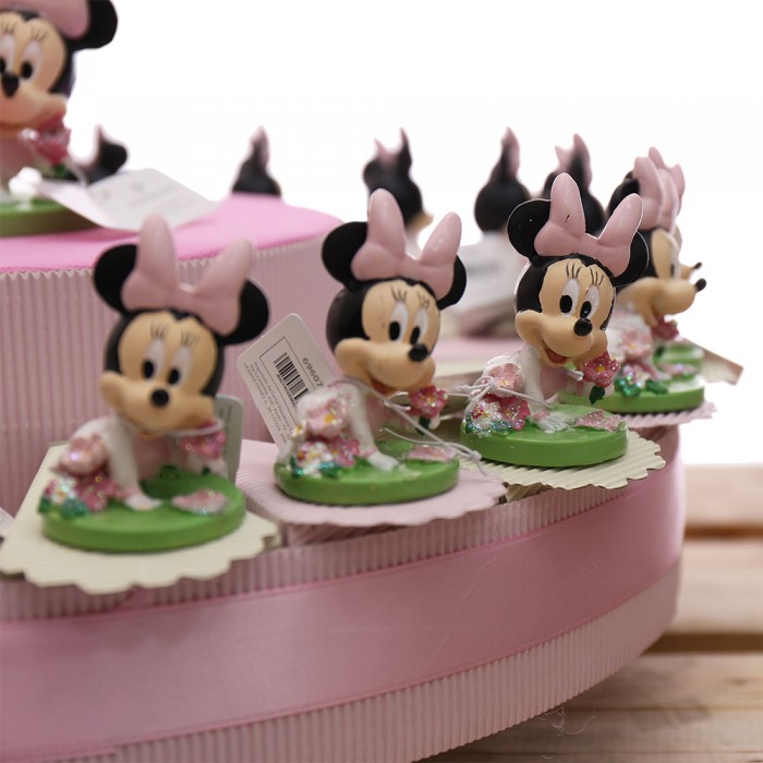 Torta Bomboniere Disney Statuina Minnie Bimba Flower
