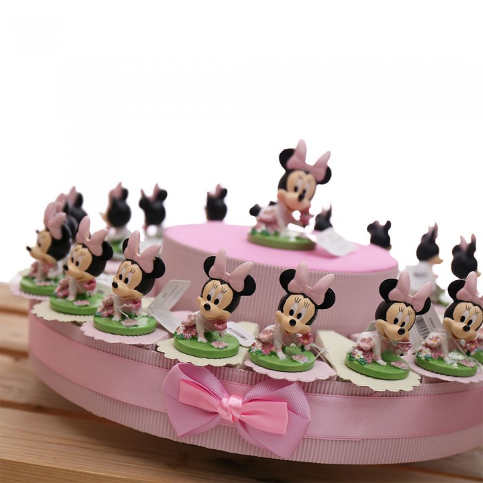 Torta Bomboniere Disney Statuina Minnie Bimba Flower