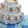 Magneti Orsetti Marinai su Torta Con Bomboniere su Sacchetti