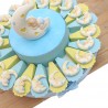 Torta Bomboniere Nascita Maschio Dolce Bimbo Dormiglione