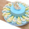 Torta Bomboniere Nascita Maschio Dolce Bimbo Dormiglione