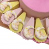Calamita Dolce Bambina che dorme sulla Luna Torta Bomboniere