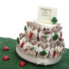 Torta Sacchetti Good Luck Magneti Portafortuna Ferro di Cavallo, Corno e Quadrifoglio