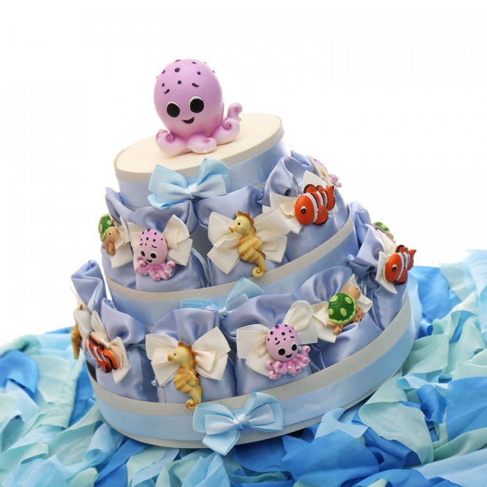 Bomboniere Sacchetti Battesimo e Nascita con Animali Tema Mare - vialemagico Bomboniere Sacchetti Battesimo e Nascita con Animali Tema Mare - vialemagico