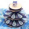Portachiavi Ancora e Timone Silver Torta Bomboniere Compleanno