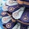 Rosa dei Venti Bomboniera su Torta scatoline Tema Mare
