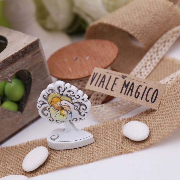 Albero della Vita Sacra Famiglia Statuina Da poggio