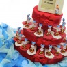 Tema Circo Torta Bomboniere con Statuina Clown