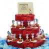 Tema Circo Torta Bomboniere con Statuina Clown