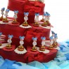 Tema Circo Torta Bomboniere con Statuina Clown