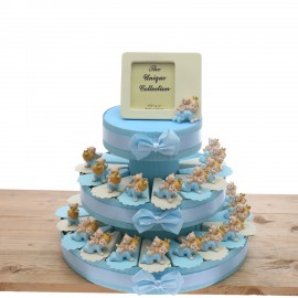 Baby Prince Calamita con orsetto Torta Bomboniere Nascita