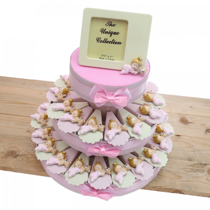 Calamita Baby Princess con orsetto Torta Bomboniere Bimba