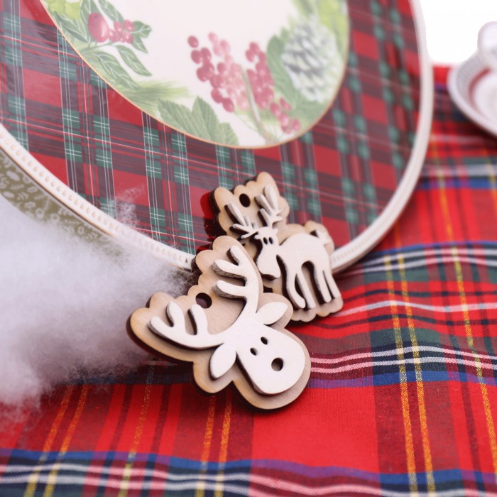 Christmas In Love Kit Addobbi per l'albero di Natale in rilievo