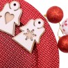 W808 - Tris di Angeli decorazioni natalizie e segnaposti romantici