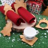 Portatovaglioli e Sottobicchieri per l'Allestimento della tavola di Natale