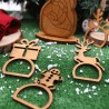 Mix Portatovaglioli Segnaposti per l'Allestimento della tavola di Natale