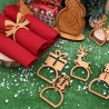 Mix Portatovaglioli Segnaposti per l'Allestimento della tavola di Natale