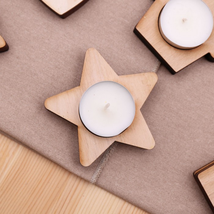 Candele Decorative Natale Santa's House