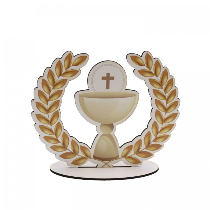 Centrale Calice Prima Comunione Cake Topper in Omaggio