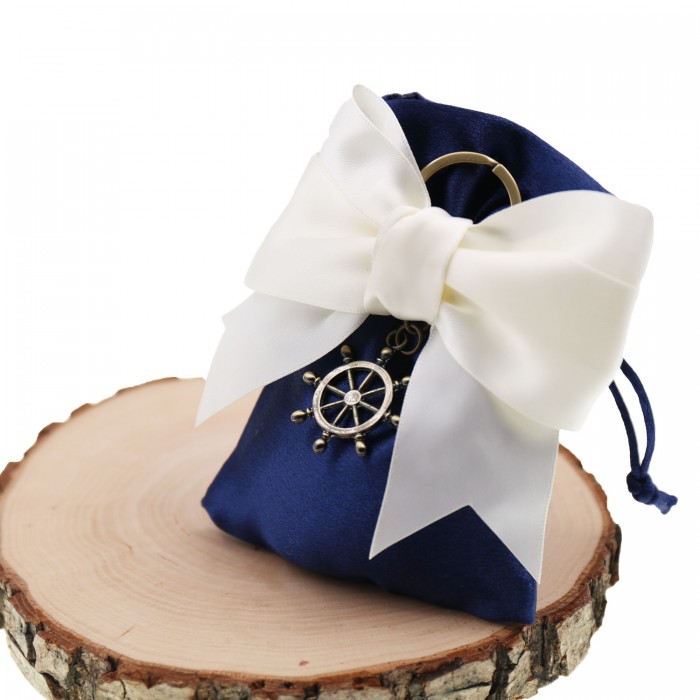 Bomboniera Timone Vintage su Sacchetto segnaposto Comunione e Compleanno