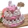 Comunione Bomboniera Lady Unicorno Statuina Su Torta brand Viale Magico