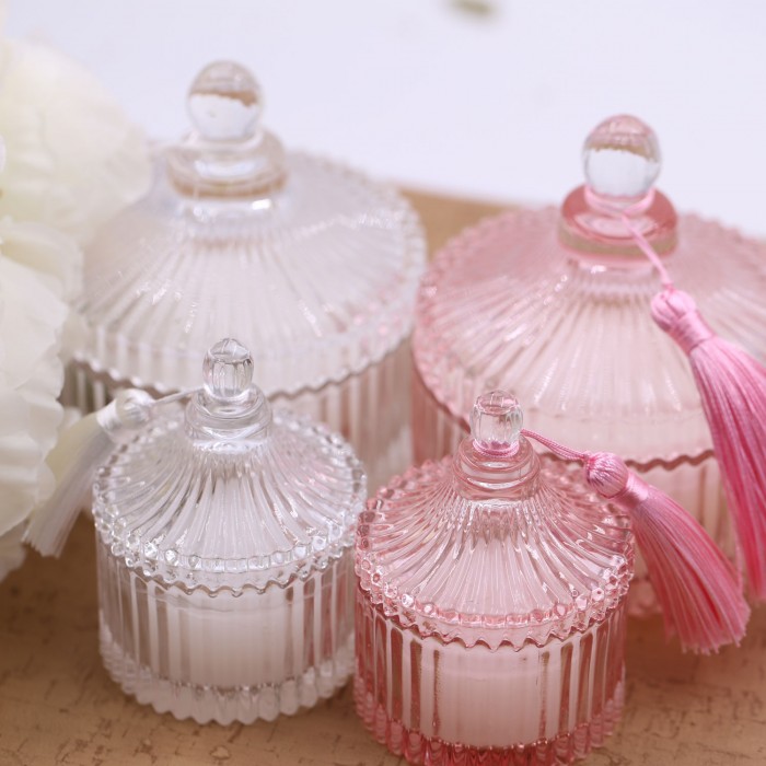 Candele Profumate Linea Crystal Confezionate in Scatola da Cerimonia