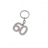 Portachiave Silver con numero 60