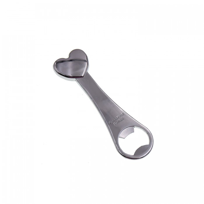 Apribottiglia Silver con Cuore in Scatola Da Cerimonia