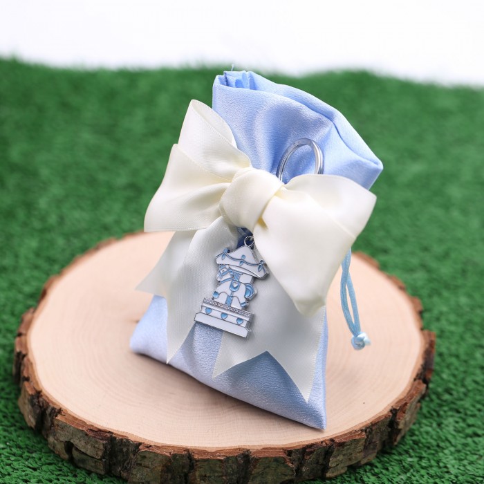 Bomboniera Confezionata Portachiavi Bimbo Baby Carillon